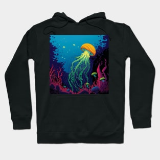 Jellyfish Underwater in the Ocean Hoodie